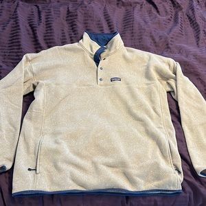 Men’s Patagonia XXL snap up synchilla marsupial pullover